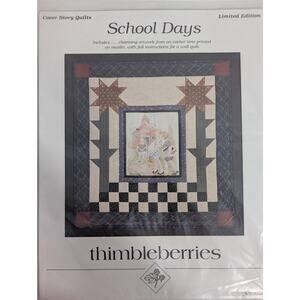 School Days Quilt Pattern and Panel by Thimbleberries